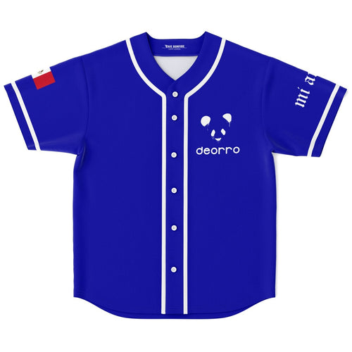 Deorro Royal Blue Dripping Panda Rave Baseball Jersey