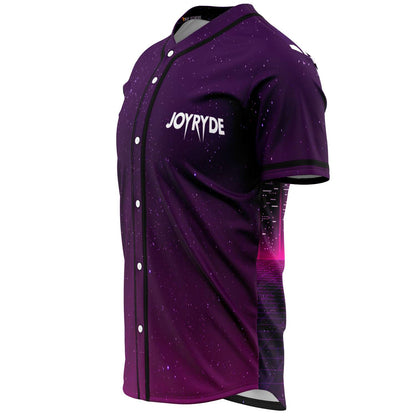 Joyryde Purple Magenta Starry Galaxy Rave Baseball Jersey
