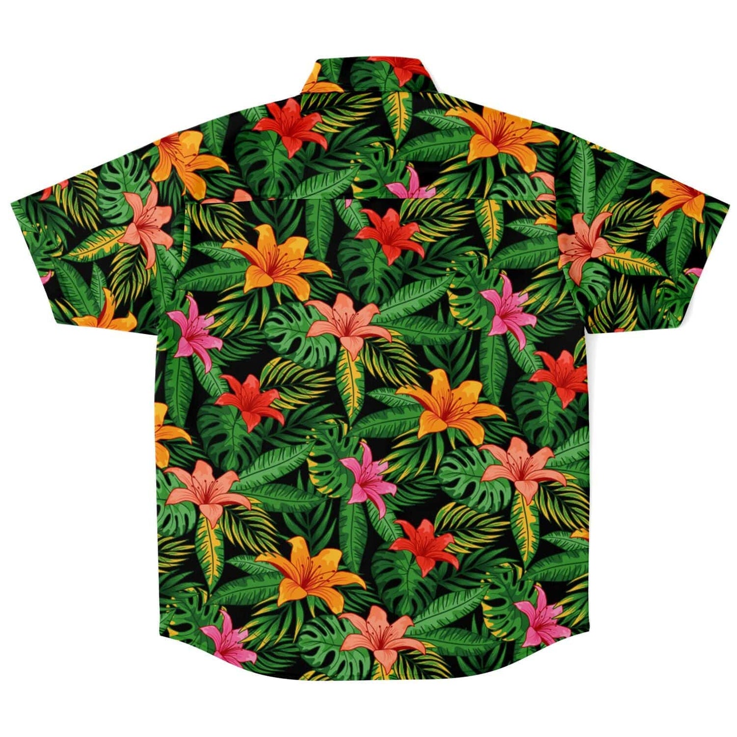 Tropical flowers Buttons up