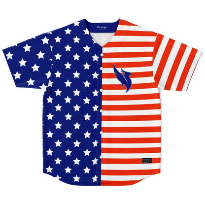 Illenium Red Usa Stars Rave Baseball Jersey