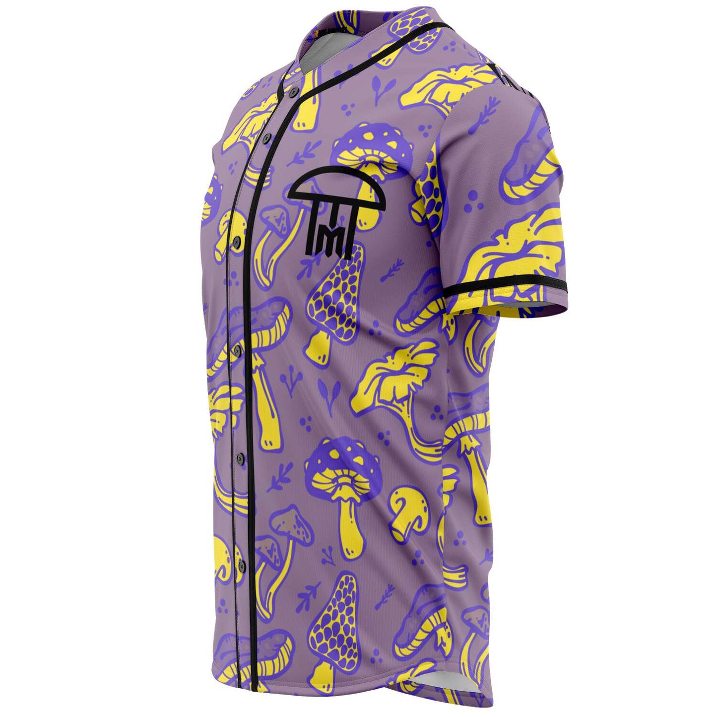 Infected Mushroom Lavender Psychedelic Mushrooms Rave Baseball Jersey