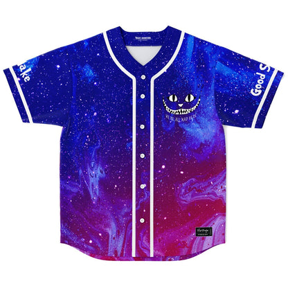 Deep Blue Starry Galaxy Rave Baseball Jersey