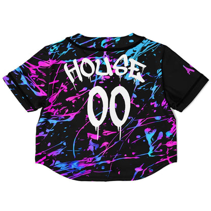 Acid house crop top jersey