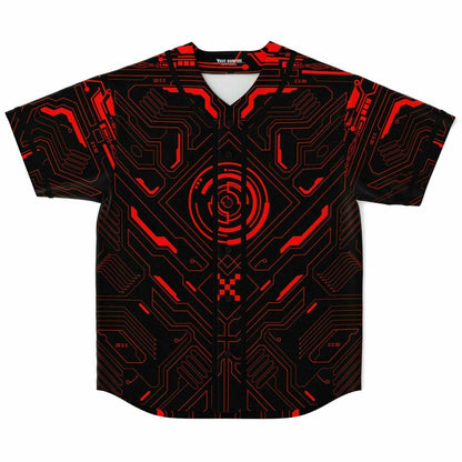 Excision Black Tech Rave Baseball Jersey