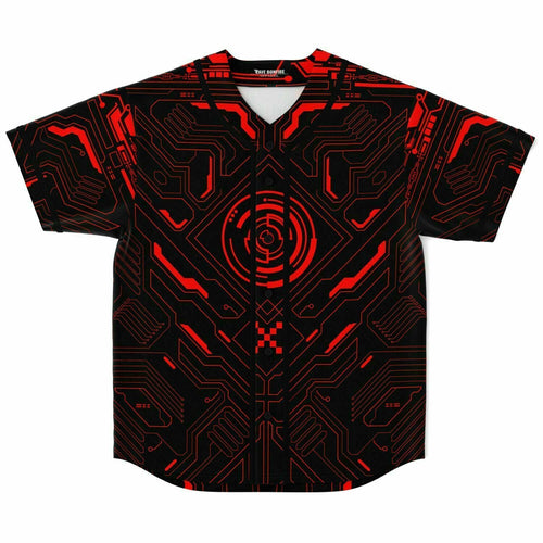 Excision Black Tech Rave Baseball Jersey