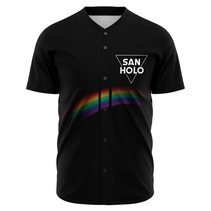 San Holo Black Rainbow Light Rave Baseball Jersey