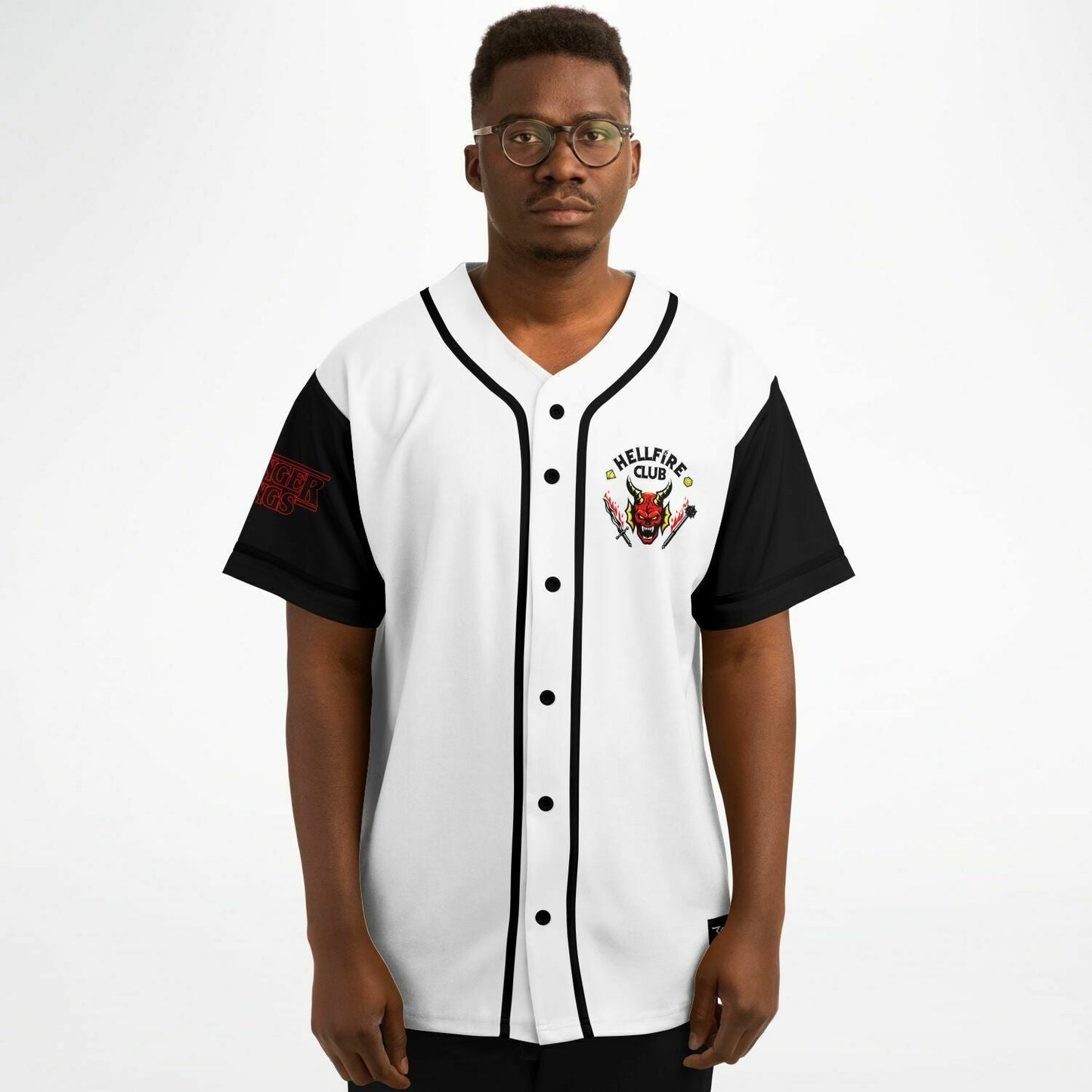 White Body ‘Hellfire Club’ Rave Baseball Jersey
