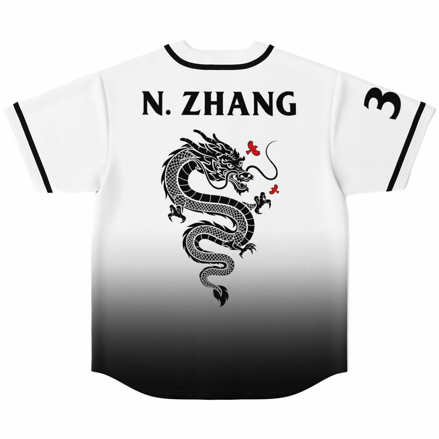 White Black Tribal Rave Baseball Jersey