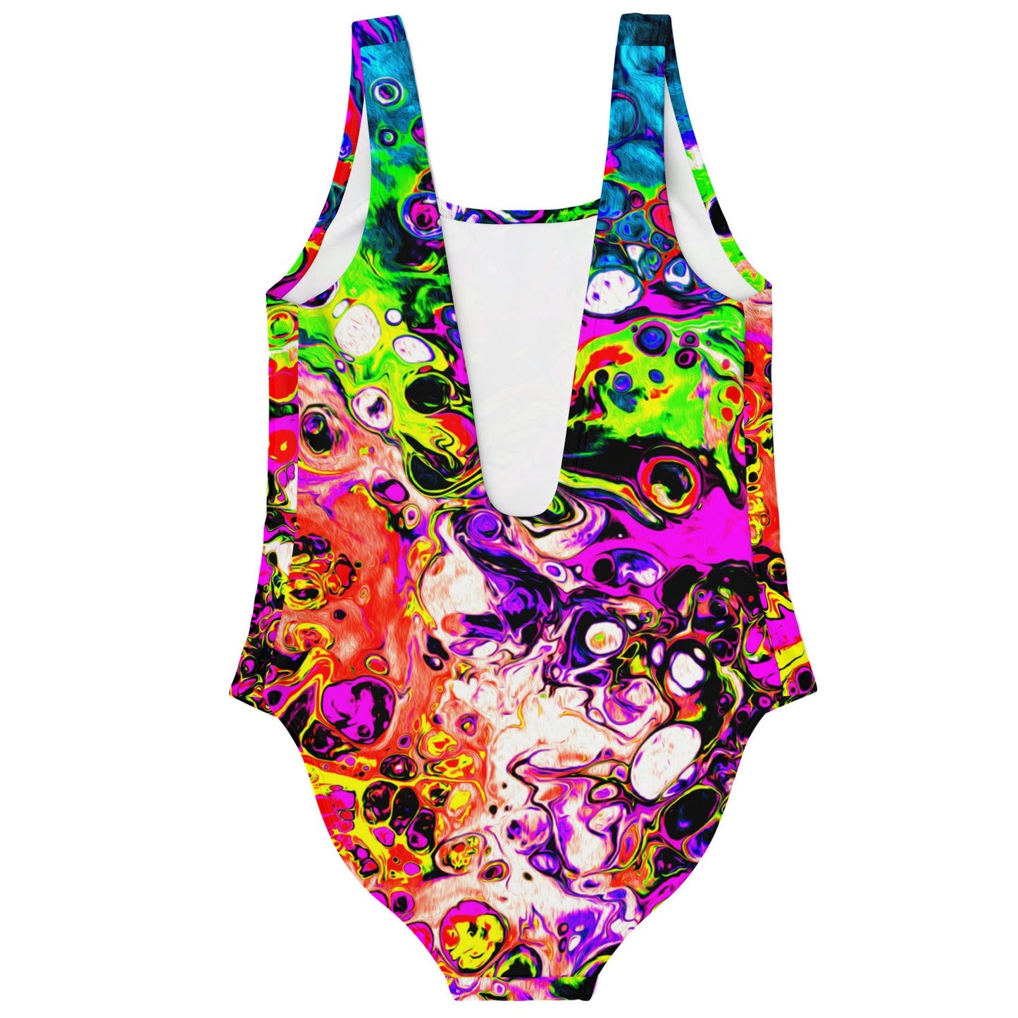 Vivid Abstract Fluid Rave Swimsuit