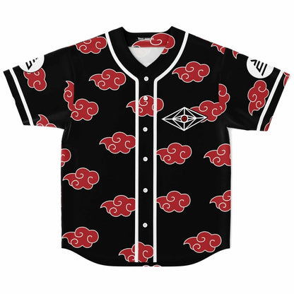 Excision Black Akatsuki Red Rave Baseball Jersey