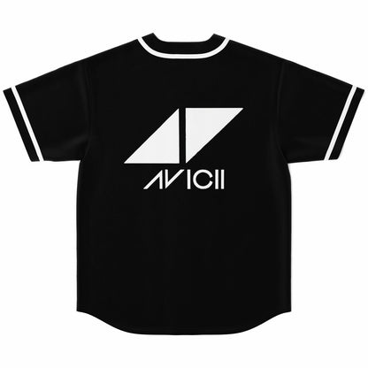 Avicii Black Triangle Logo Rave Baseball Jersey
