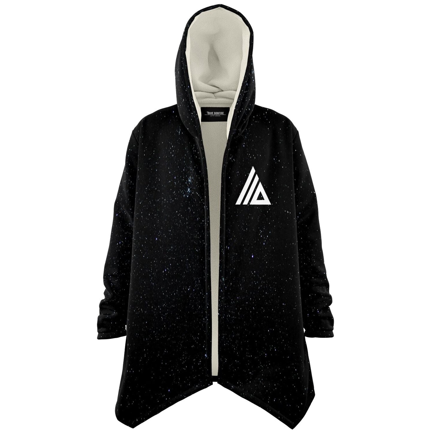 Black Starfield Rave Cloak