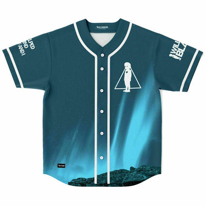 Seven Lions Dark Teal Night Sky Rave Baseball Jersey