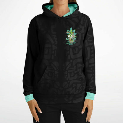 Trippy Melting Cartoon Face Rave Hoodie