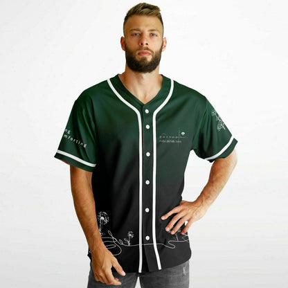 San Holo Line Art Doodle Reversible Baseball Jersey