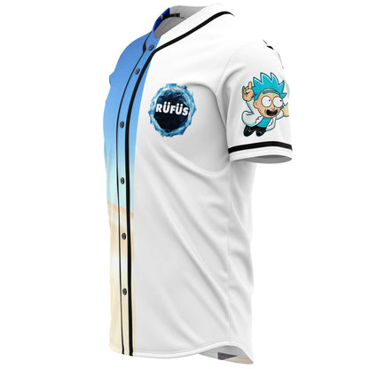 Rufus Du Sol Split Blue Desert Dunes Rave Baseball Jersey