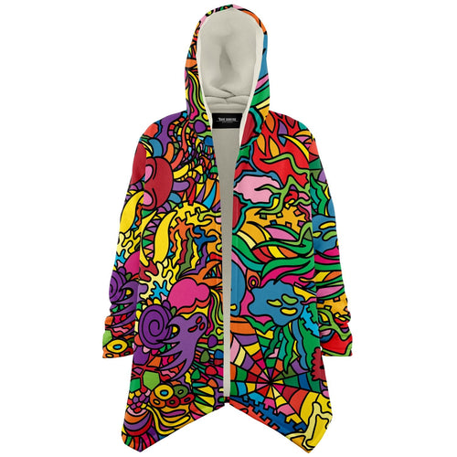 Full Rainbow Dense Psychedelic Rave Cloak