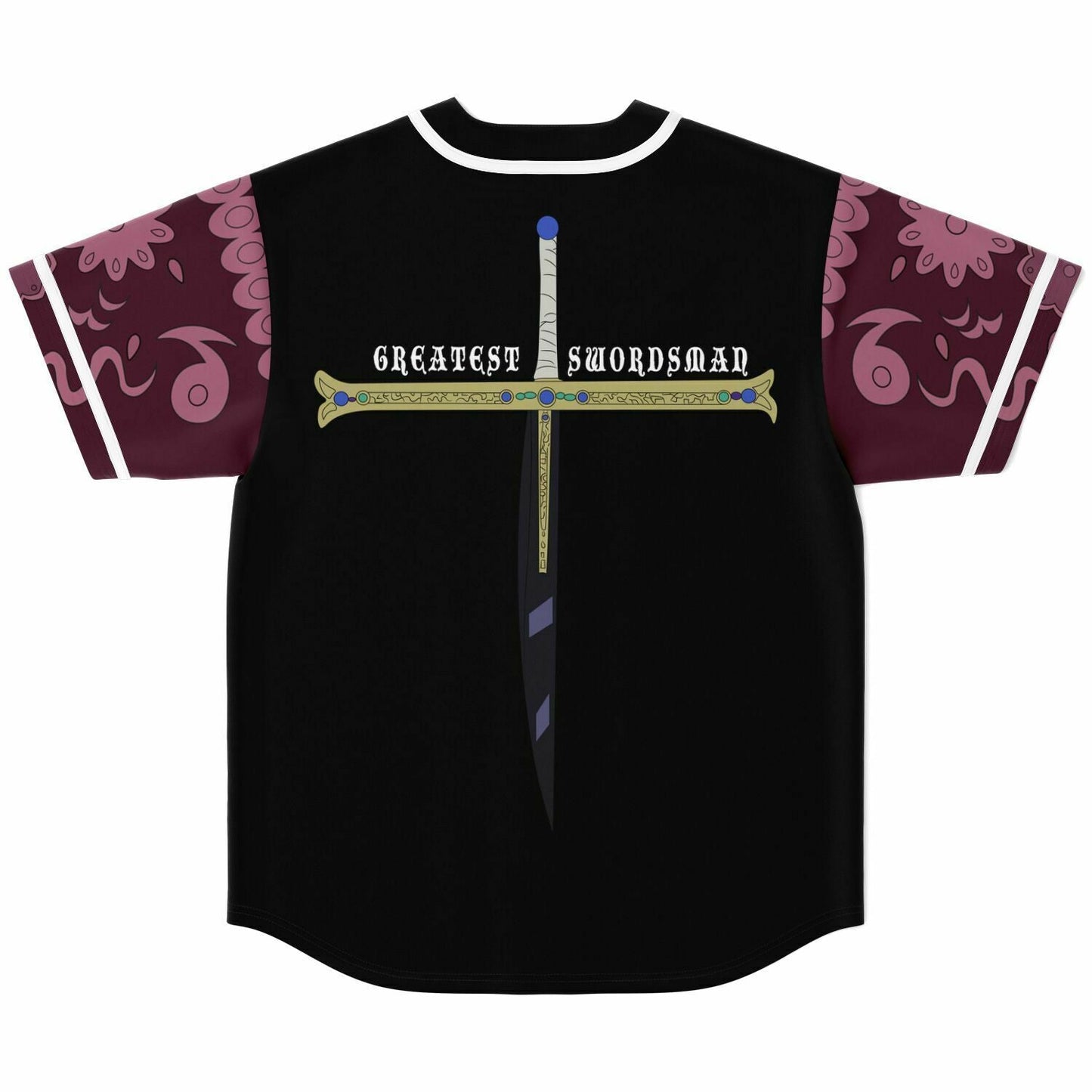 Black Body One Piece Rave Baseball Jersey