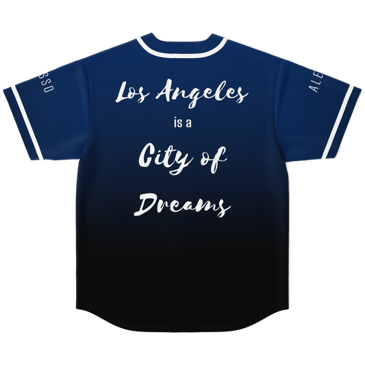Alesso Navy Blue Minimal City Rave Baseball Jersey