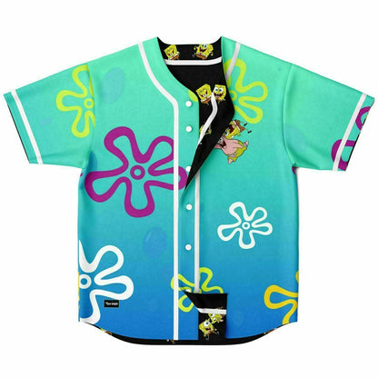 SpongeBob Festy Bestie Cartoon Reversible Baseball Jersey