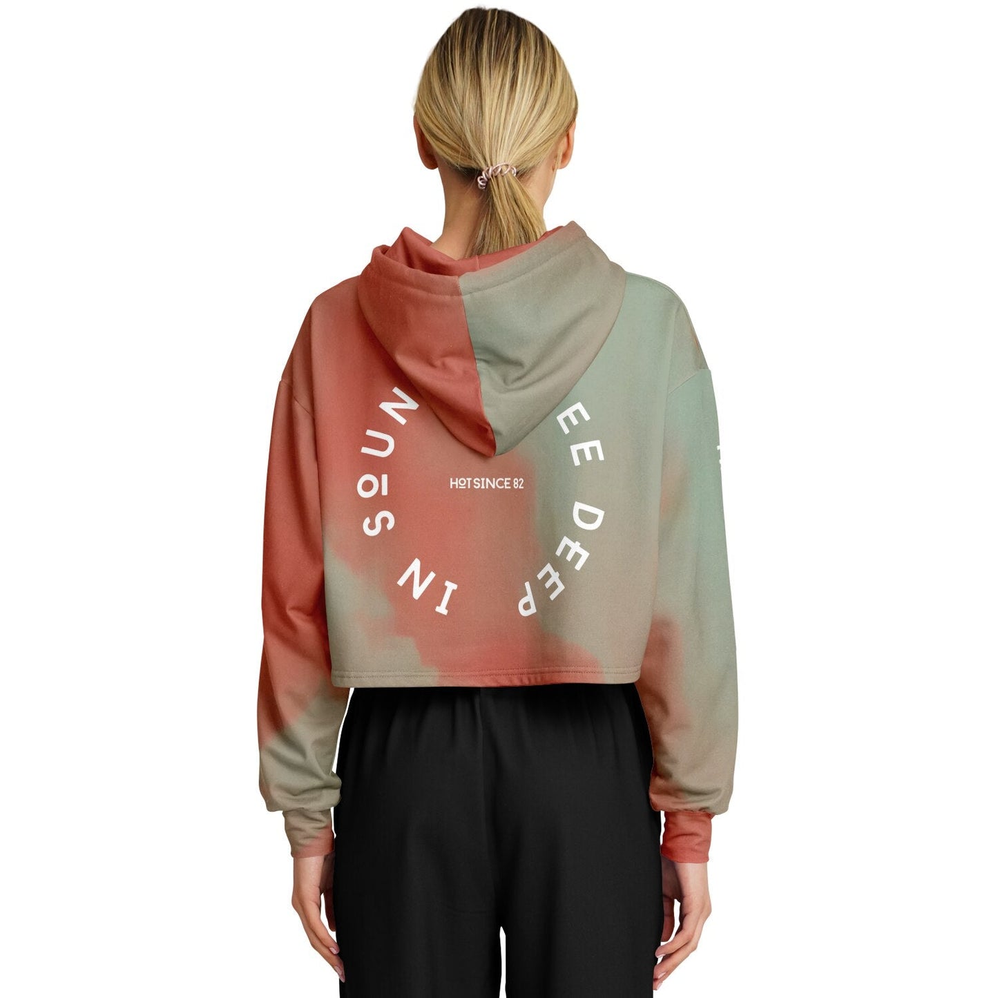 Hot since cropped Hoodie