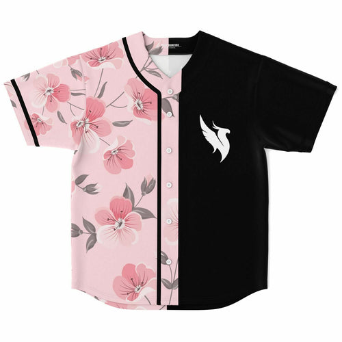 ILLENIUM Soft Pink Cherry Blossom Rave Baseball Jersey
