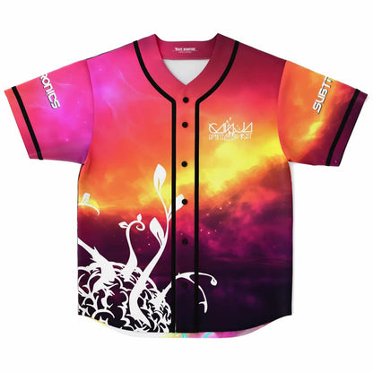 Subtronics Vivid Psychedelic Surreal Scene Rave Baseball Jersey