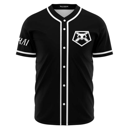 Black Pentagon Shield Rave Baseball Jersey