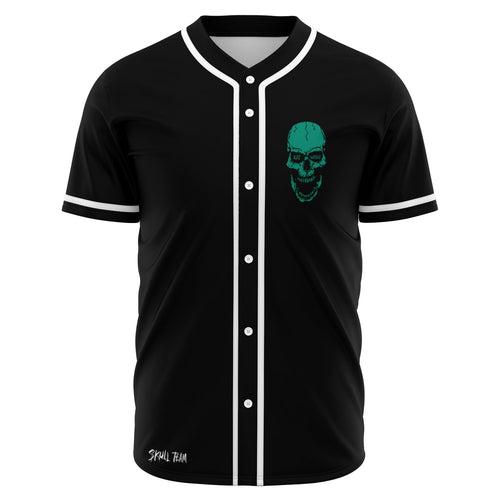 Kai Wachi Black Skull Formed Rave Baseball Jersey