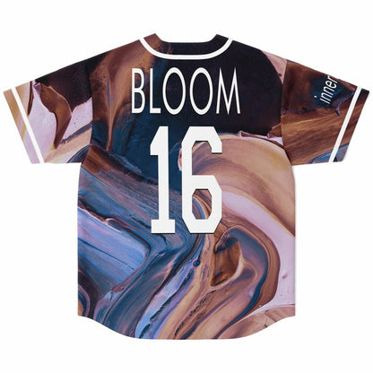 Rufus Du Sol Brown Swirling Marble Rave Baseball Jersey