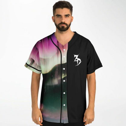 Zeds Dead Black Aurora Borealis Rave Baseball Jersey