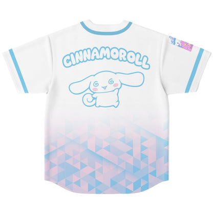 White Cartoon Long Rave Baseball Jersey