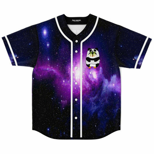 Purple Outer Space Rave Baseball Jersey
