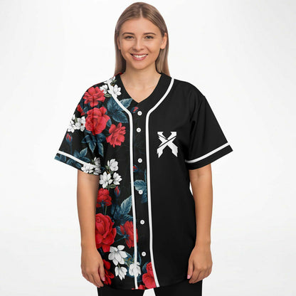 Excision Black Split Rave Baseball Jersey
