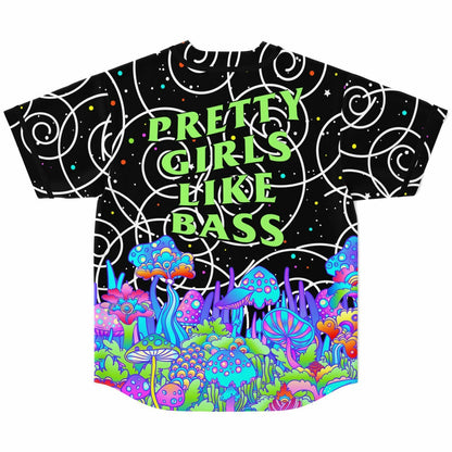 Black Psychedelic Galaxy Rave Baseball Jersey