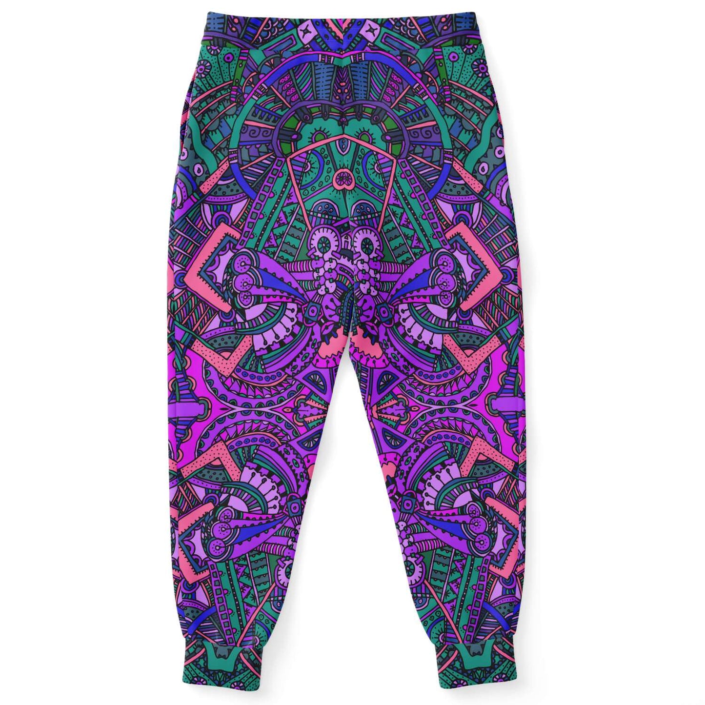 Purple Intricate Mandala Rave Joggers