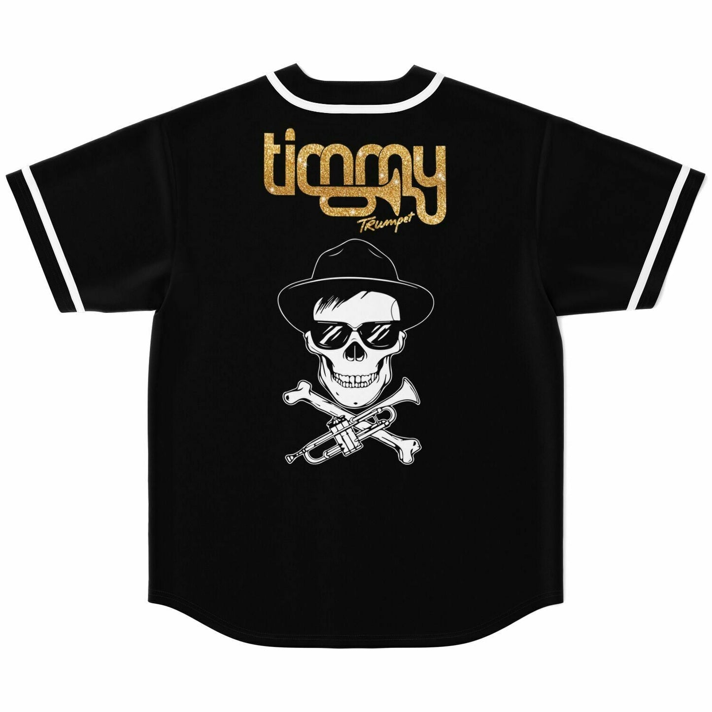 Timmy Trumpet Black Gold Script Rave Baseball Jersey