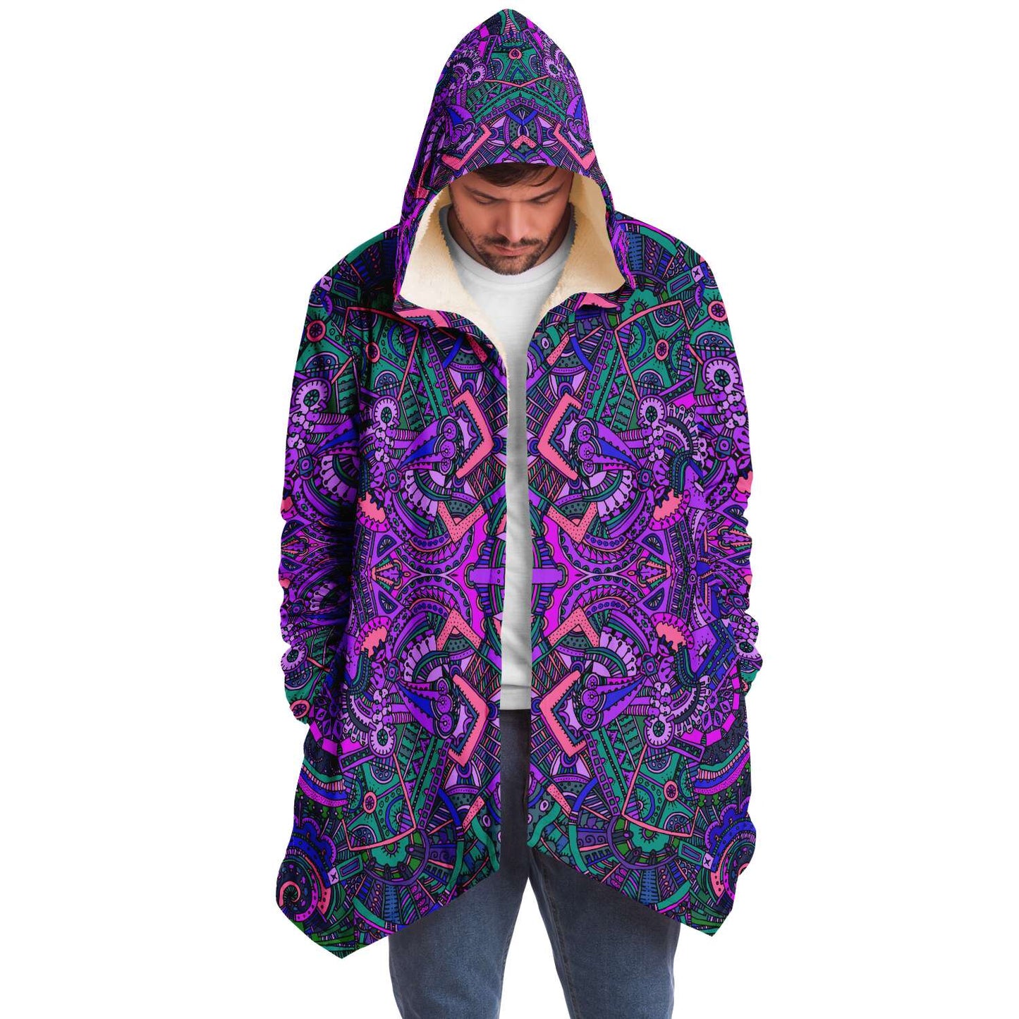 Black Urban Rave Cloak