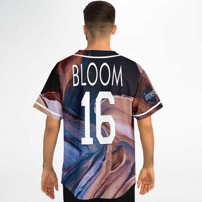 Rufus Du Sol Brown Swirling Marble Rave Baseball Jersey