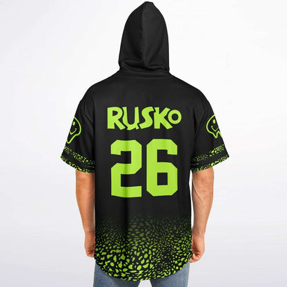 Demille custom Hooded Baseball Jersey