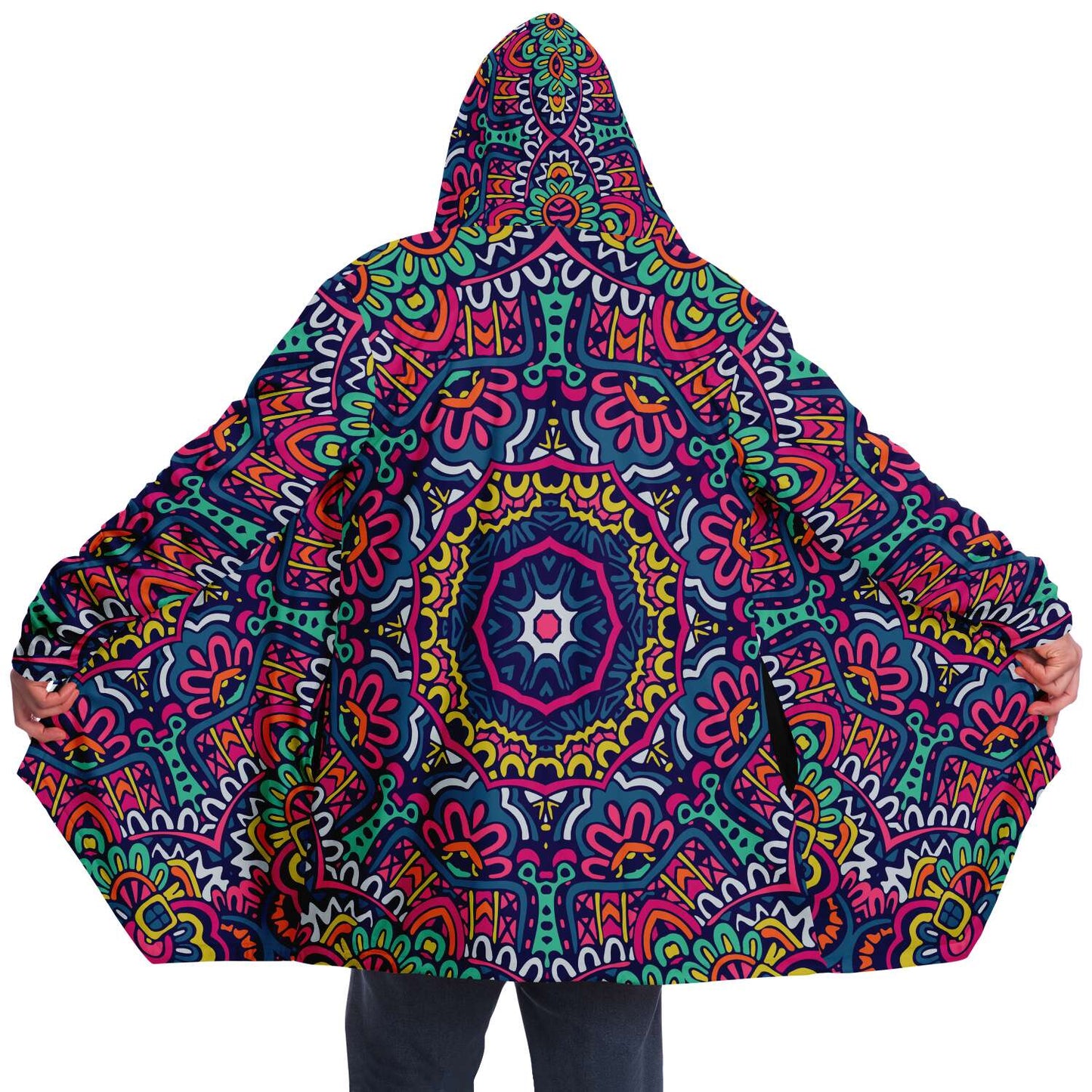 Tribal custom hooded cloak