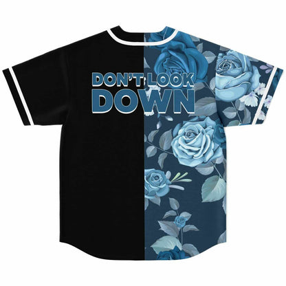 Black Navy Split Rave Baseball Jersey