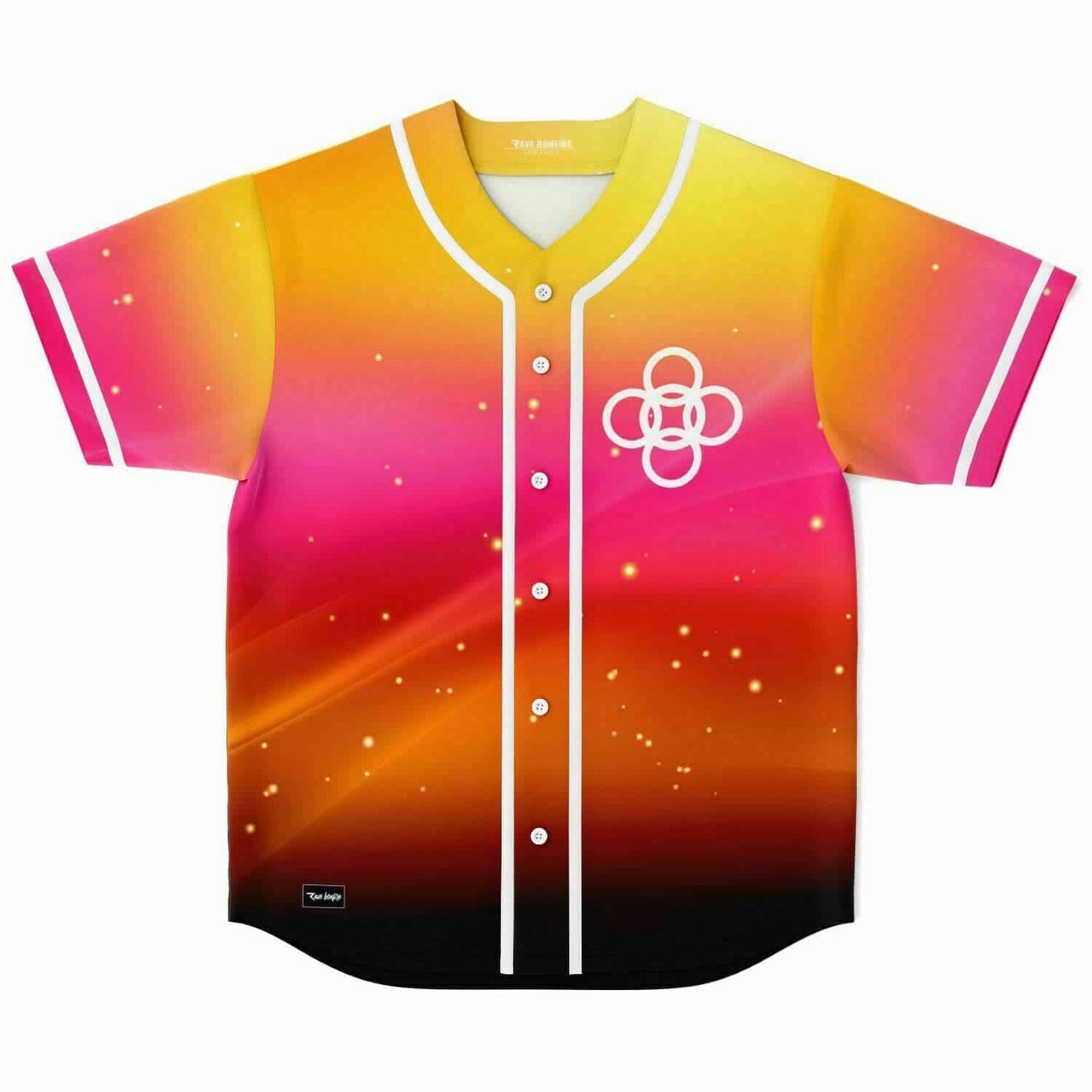 Alesso Yellow Glowing Cosmic Rave Baseball Jersey
