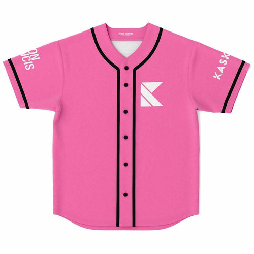 Kaskade Bright Pink Minimal Sports Rave Baseball Jersey