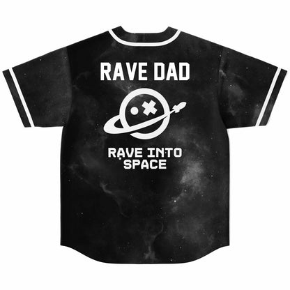 Sub Zero Project Black Grey Monochrome Starfield Rave Baseball Jersey