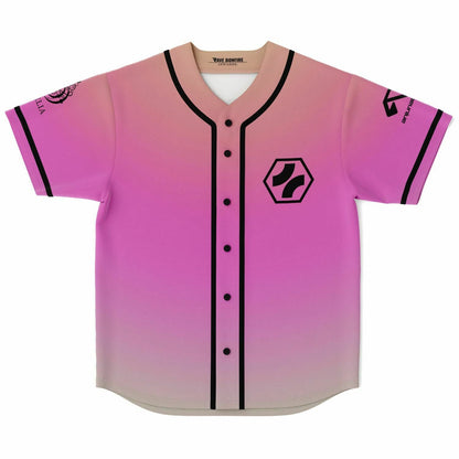 Jason Ross Pink Tan Gradient Jersey Rave Baseball Jersey