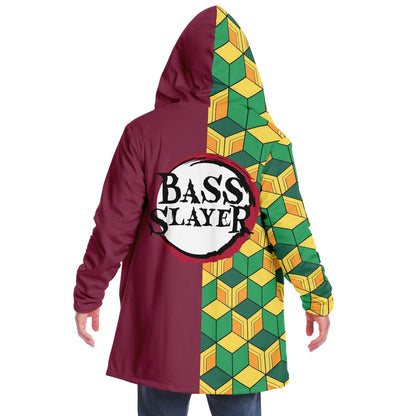 Split Green Rave Cloak