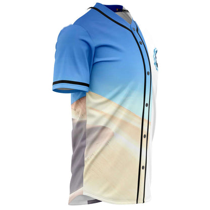 Rufus Du Sol Split Blue Desert Dunes Rave Baseball Jersey