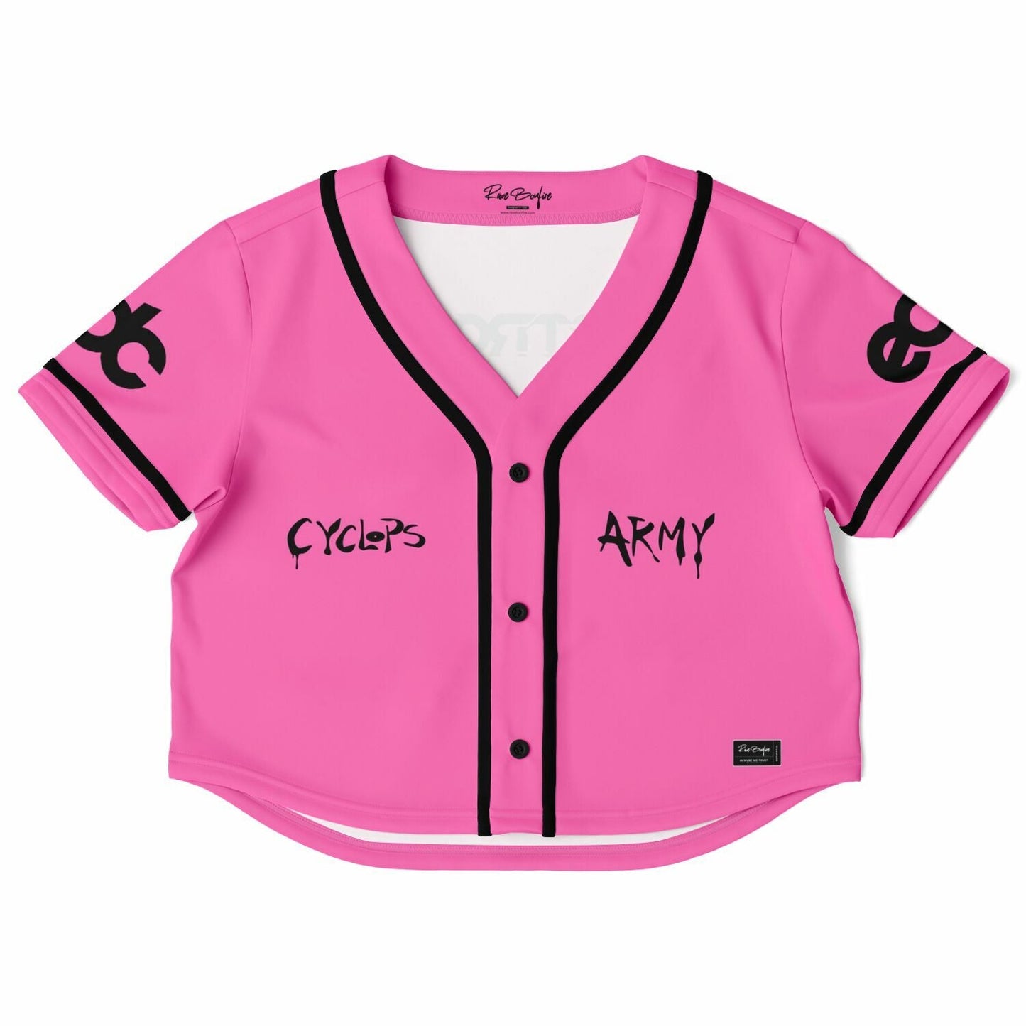 Troy custom Cropped Baseball Jersey V3