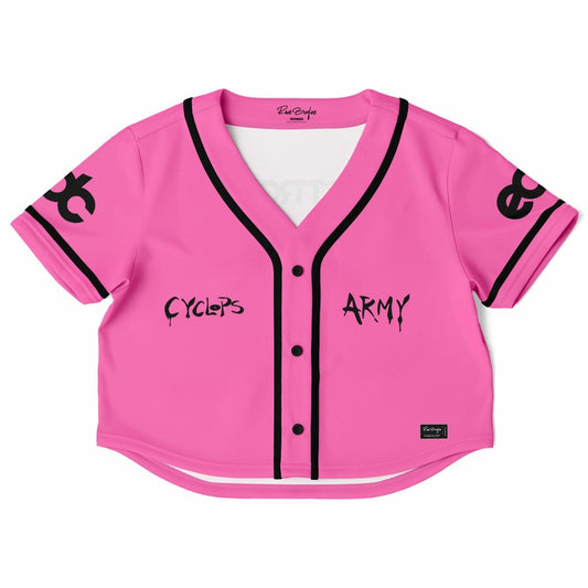Troy custom Cropped Baseball Jersey V3